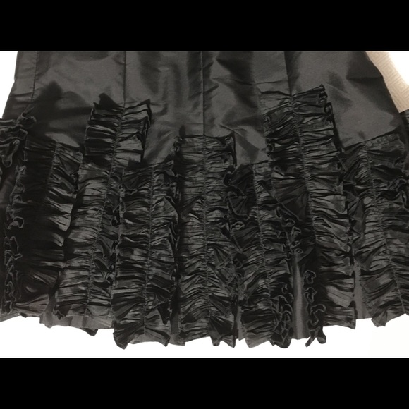 Black size 4 cocktail dress 100% THAI SILK - Picture 5 of 8